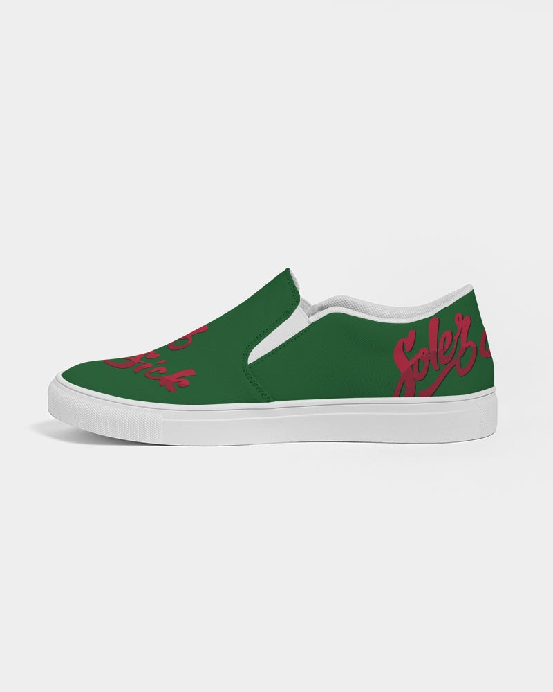 Men's Slip-On Canvas Shoe (Green)