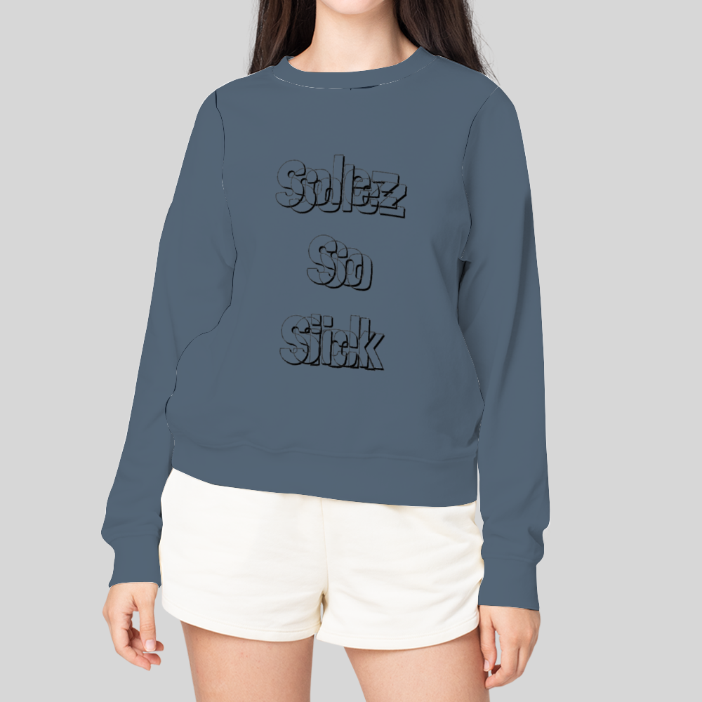 SolezSoSick Seeing Double??? Crewneck Sweatshirt