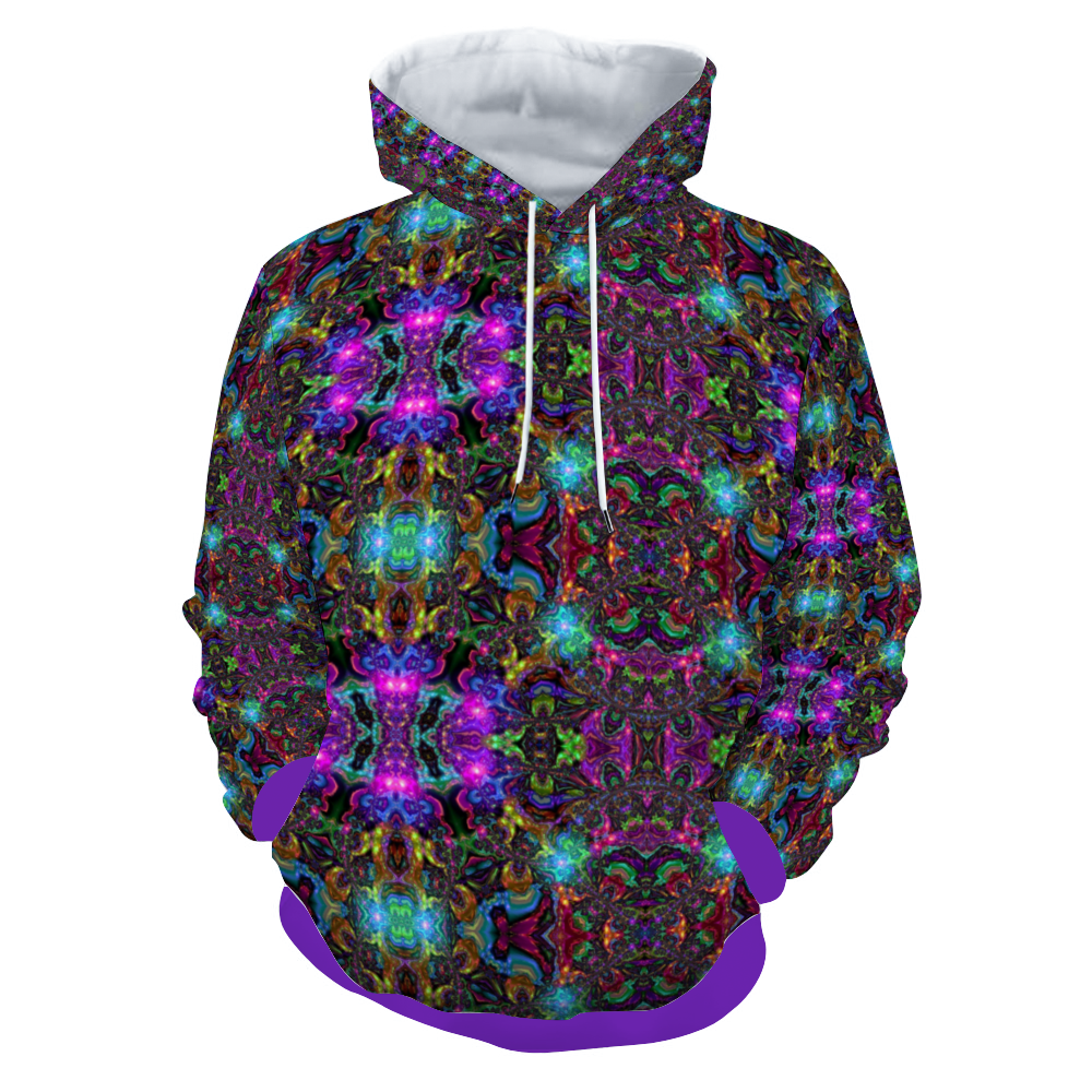 Plush Hoodies with Pockets (Galaxy Design)