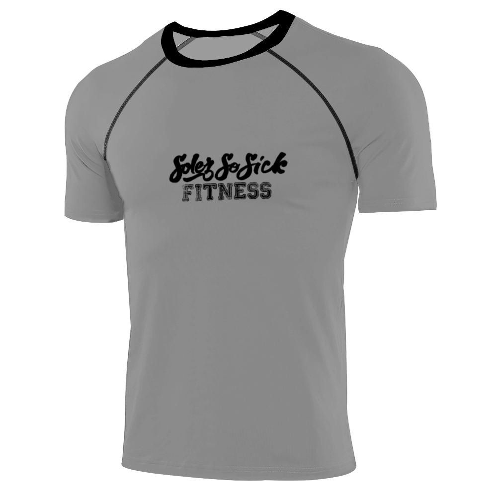 SolezSoSick Fitness Tops Stretchable Quick Drying Sports Tees