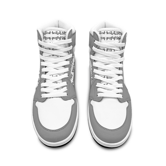 SolezSosick Grey/White High Tops