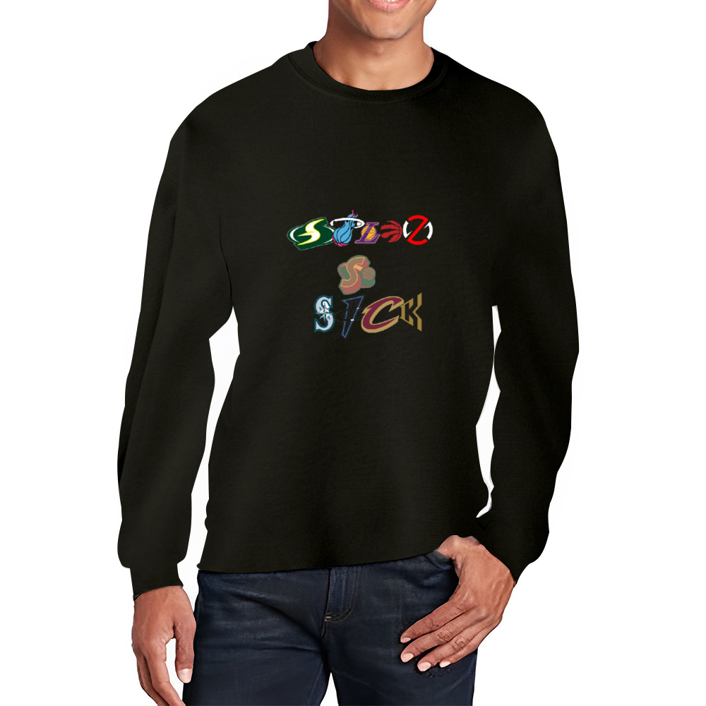 Sports Letters Long Sleeve Sweatshirts