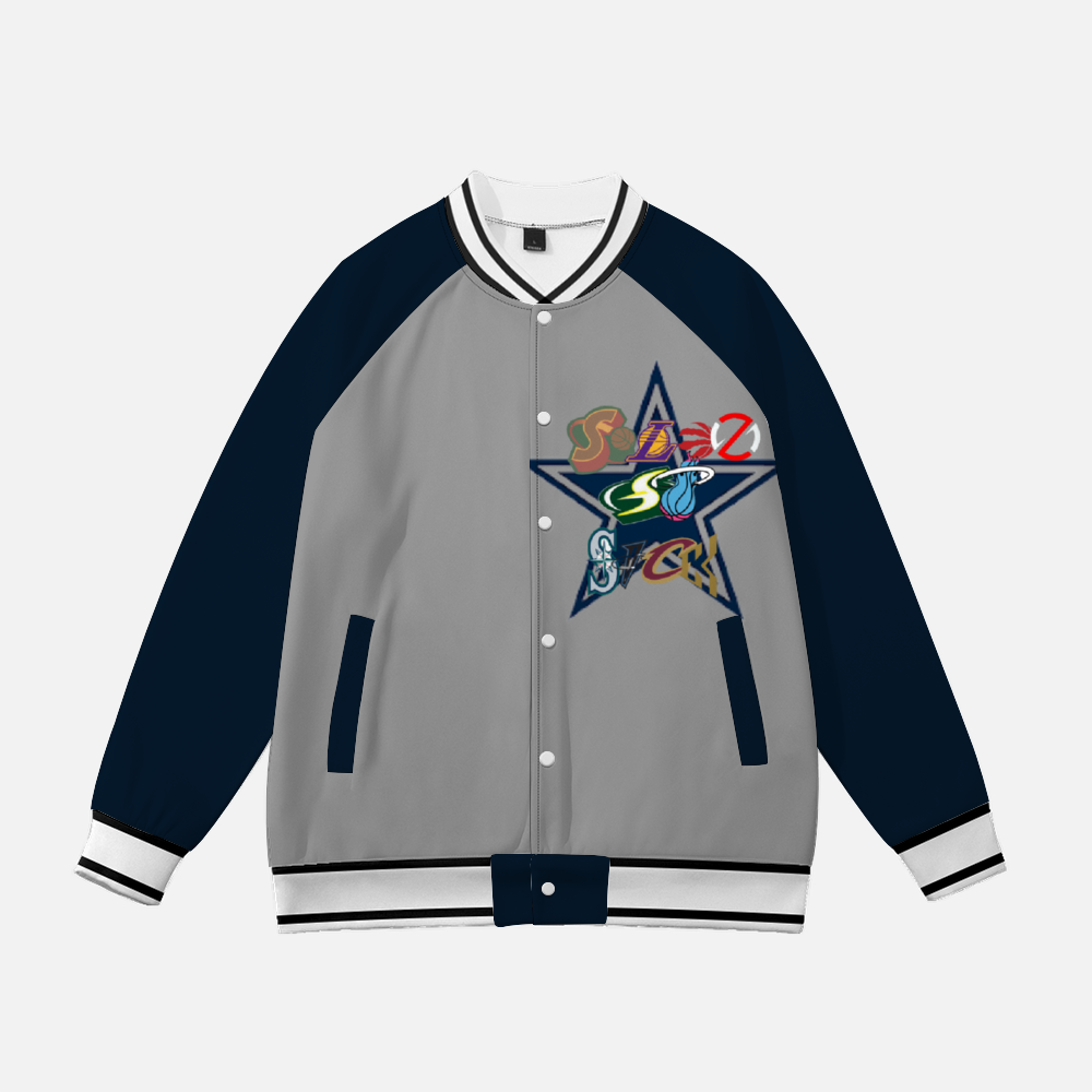 Sports Letters Baseball Jacket