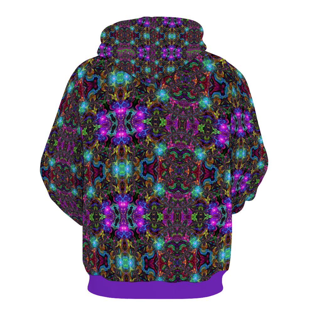 Plush Hoodies with Pockets (Galaxy Design)