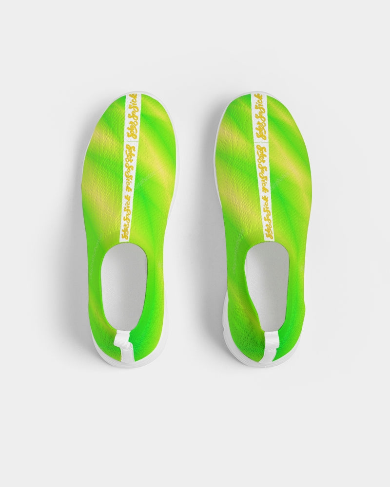 Women's Slip-On Flyknit Shoe (Lime Green)