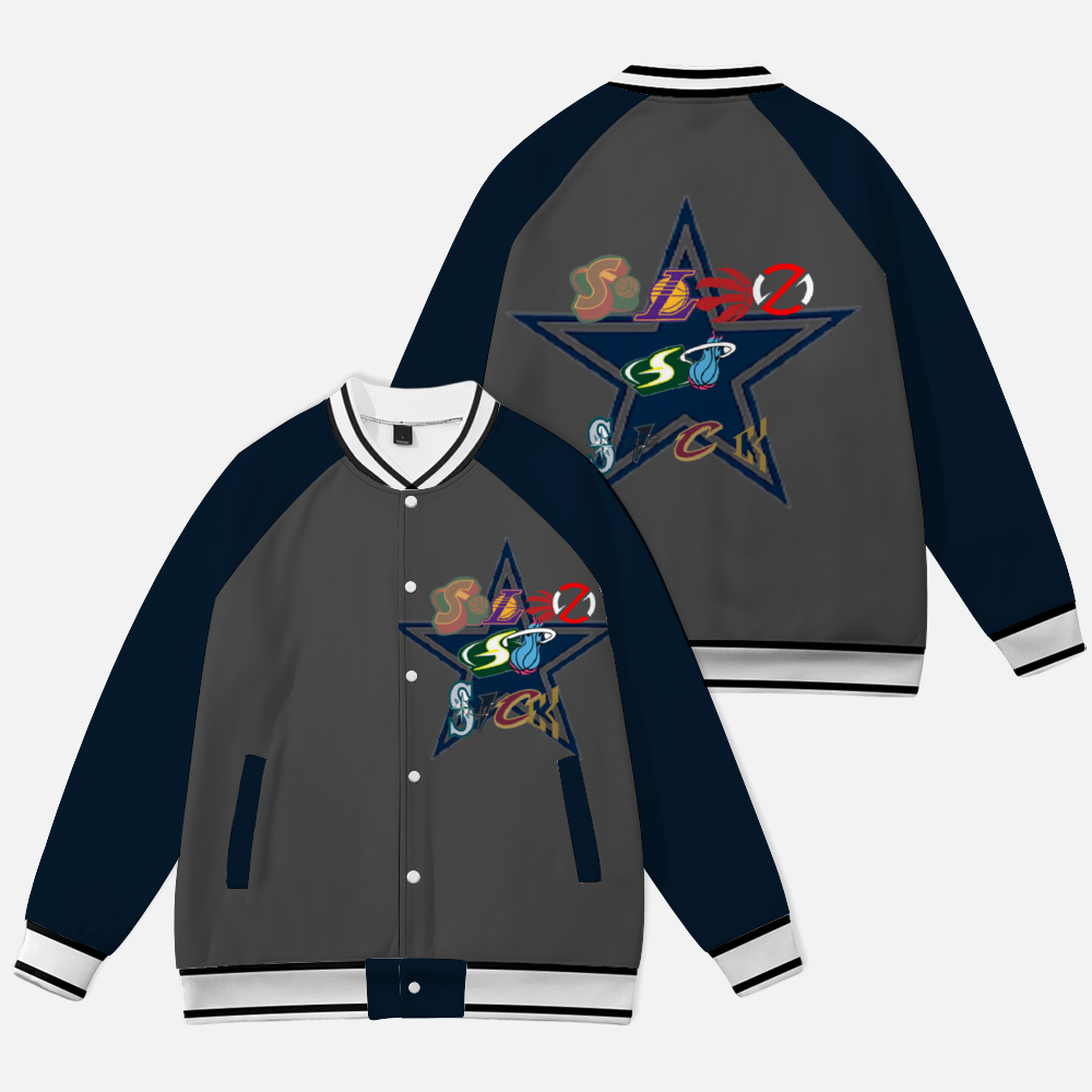 Sports Letters Baseball Jacket