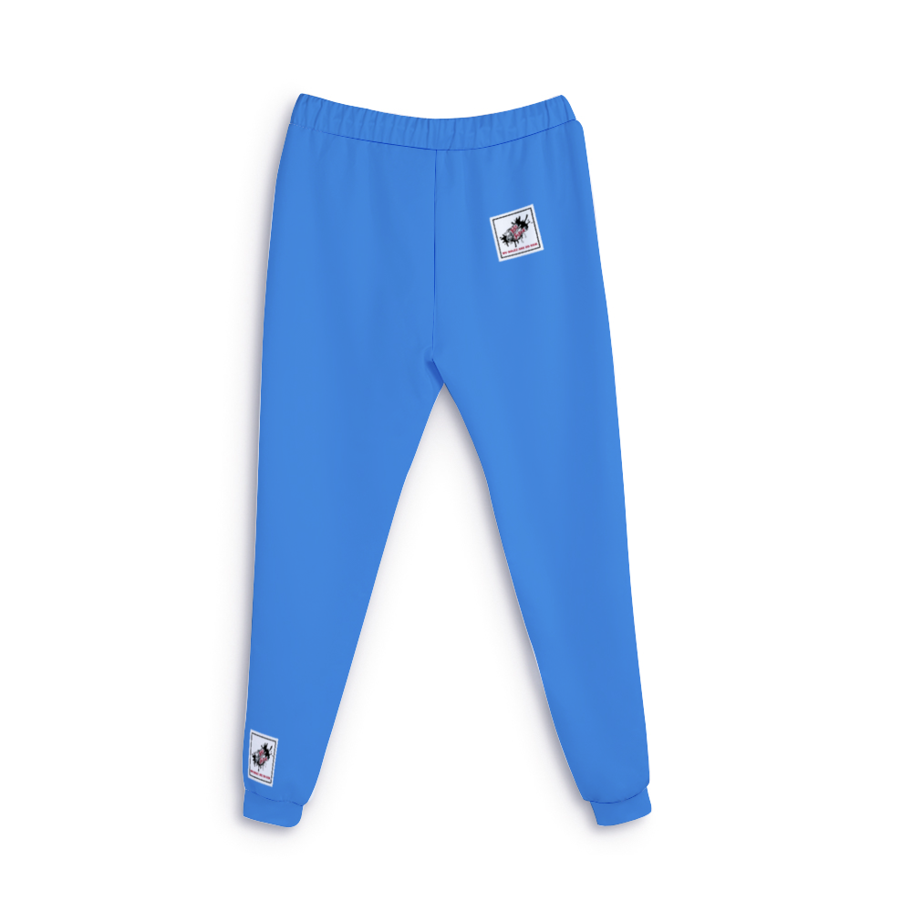 "Quoted" Sweatpants (Baby Blue)