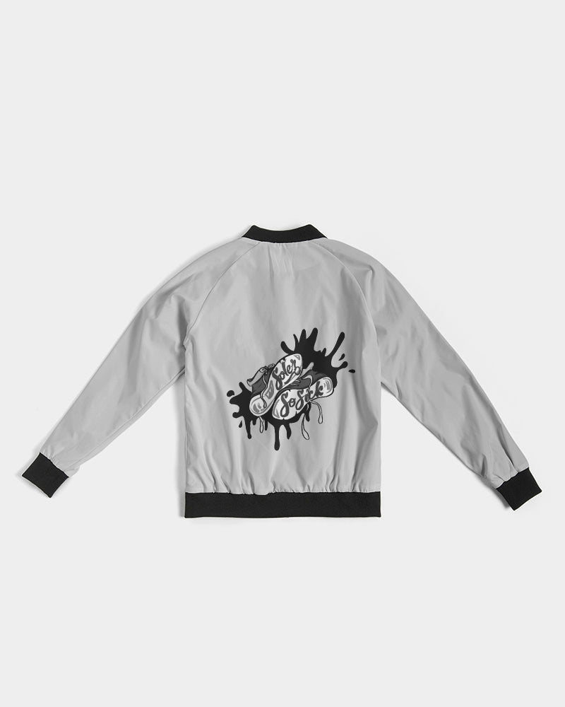 Women's Bomber Jacket (Light Gray)