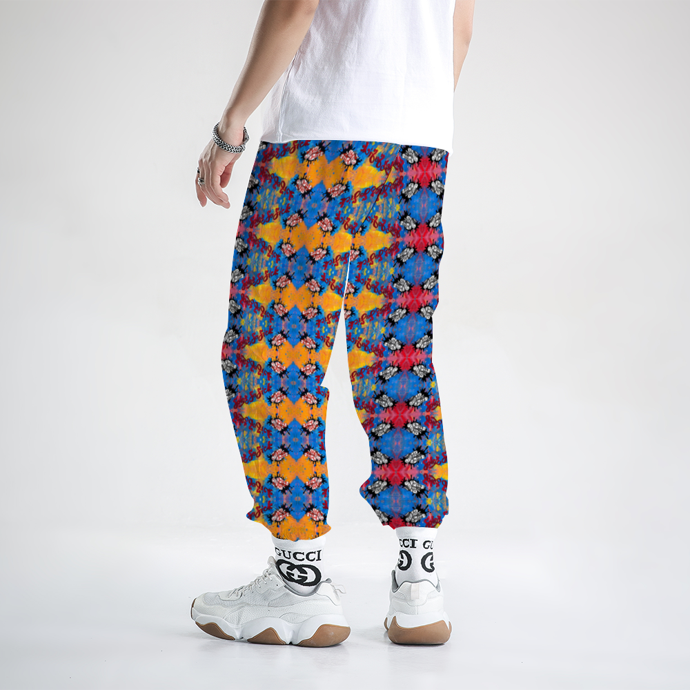 Windbreaker Pants (Multi-Color Graffiti)