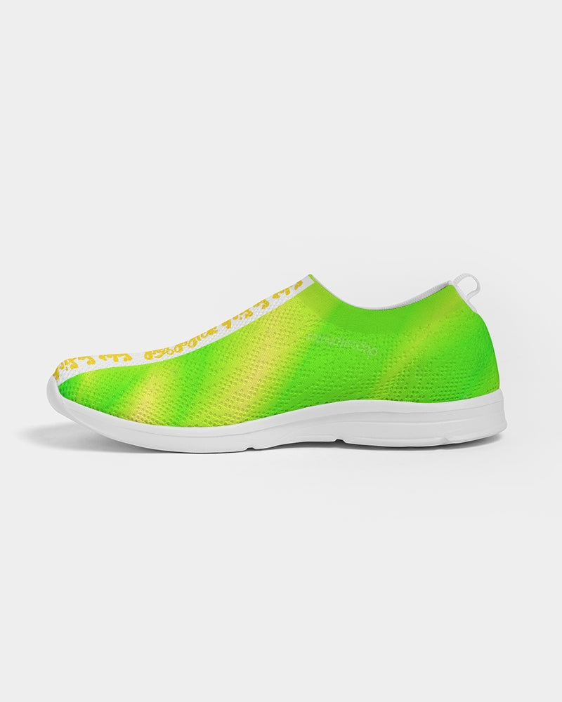 Women's Slip-On Flyknit Shoe (Lime Green)