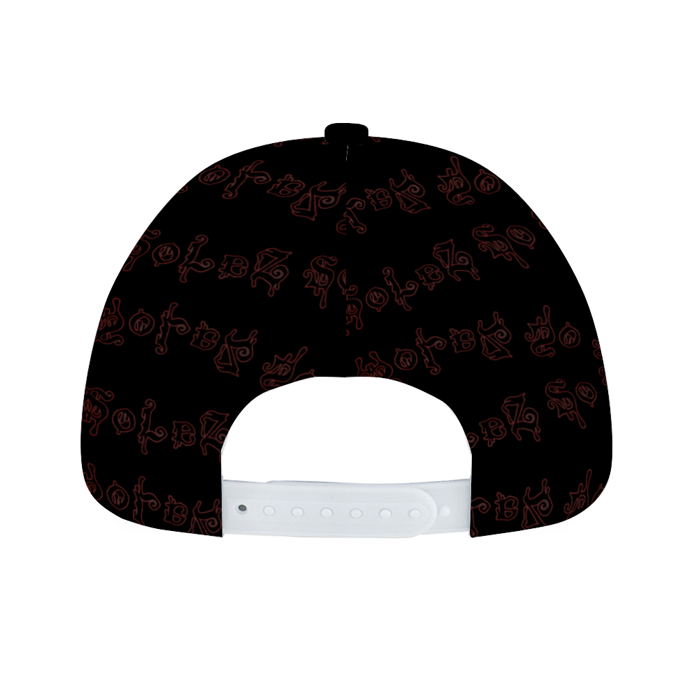 Name Drip Design Black Adjustable Cap (Black)