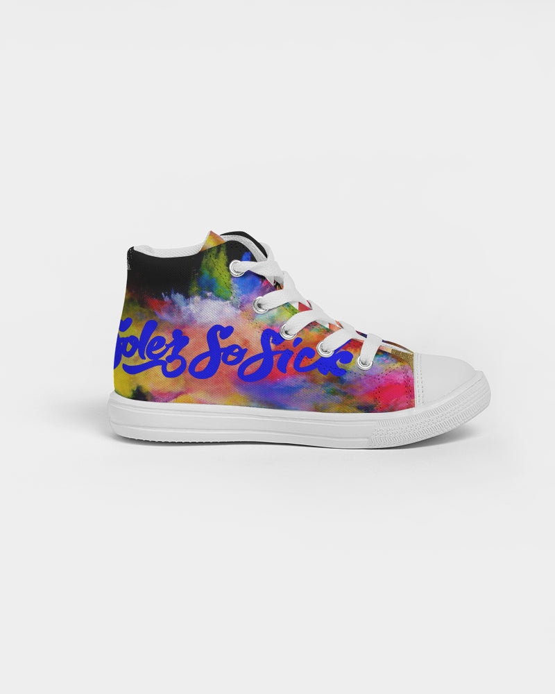 Spray Solez Kids Hightop Canvas Shoe