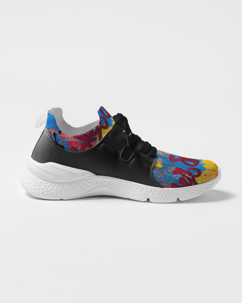 Two-Tone Sneakers (Multi-Color Graffiti)