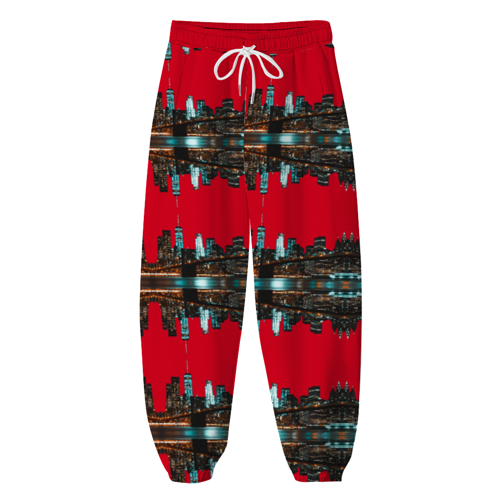 Windbreaker Pants "The City 2" (Red)