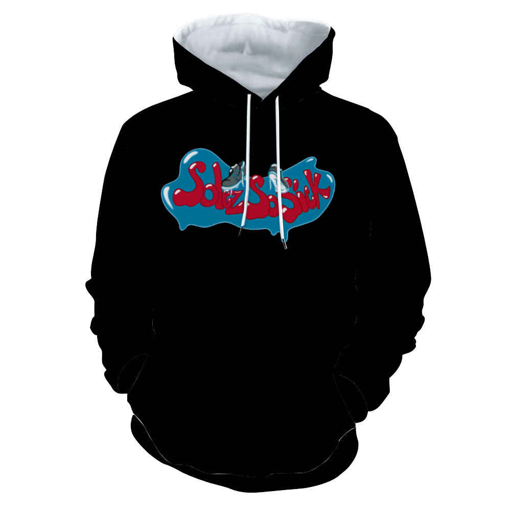 SolezSoSick Thick Hoodie Plush Spun Velvet Hoodie with Pockets