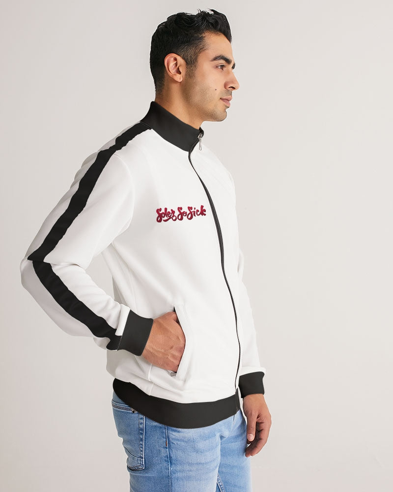 Signature Solez 2 Men's Stripe-Sleeve Track Jacket