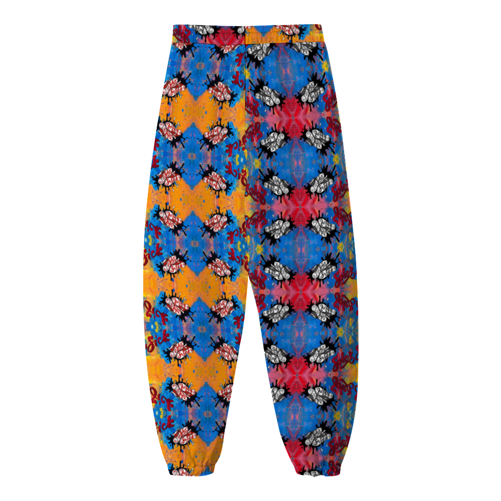 Windbreaker Pants (Multi-Color Graffiti)