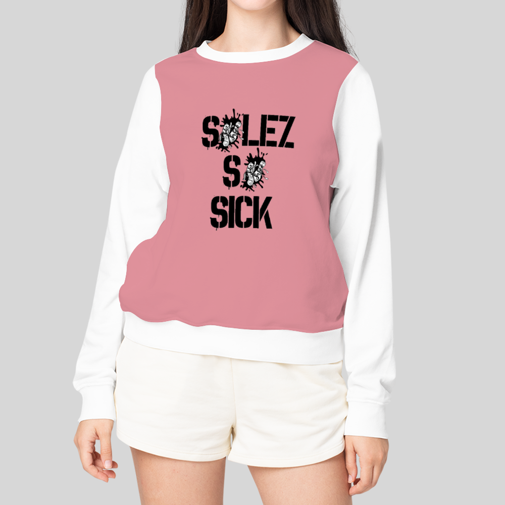 SolezSoSick Pink Sweatshirt