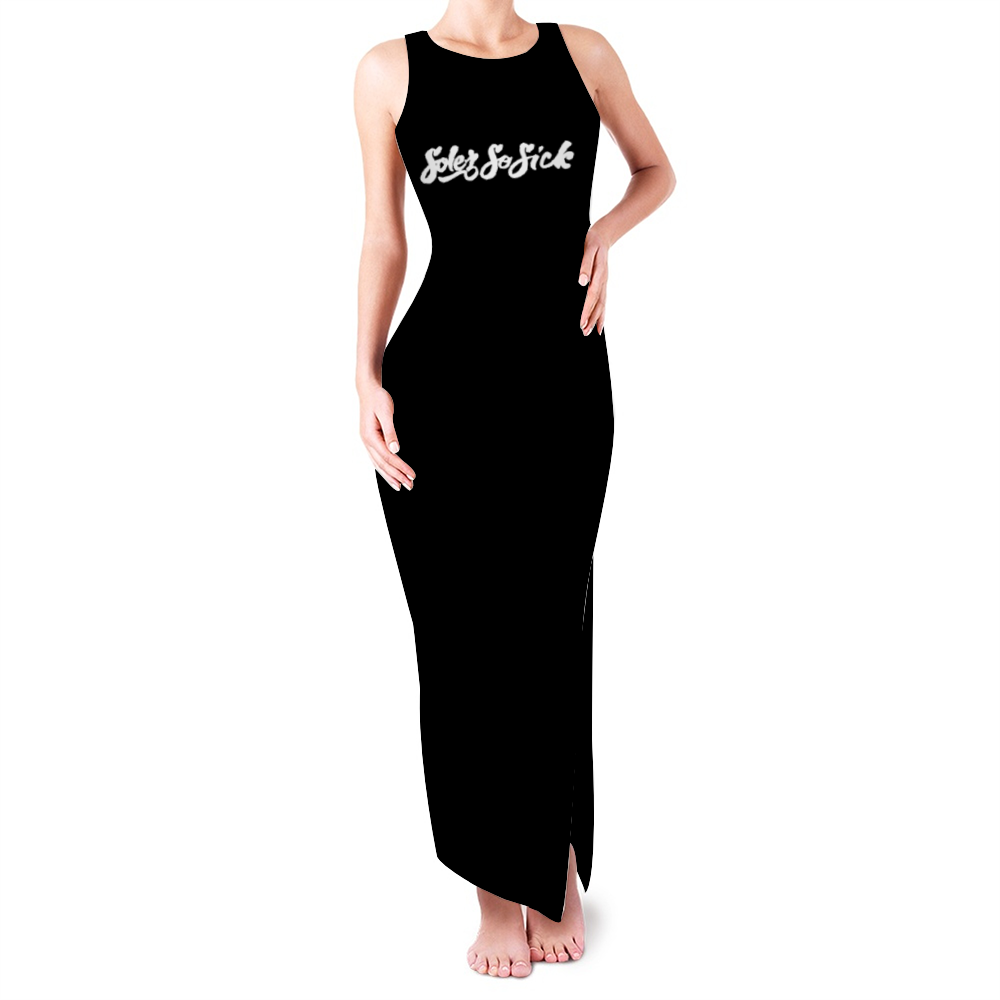 SolezSoSick Sexy Sleeveless Split Long Dress