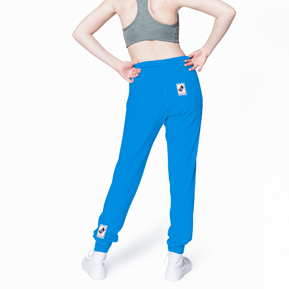 "Quoted" Sweatpants (Baby Blue)