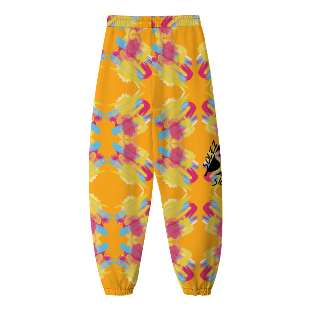 Windbreaker Pants Crazy Splatter (Gold)