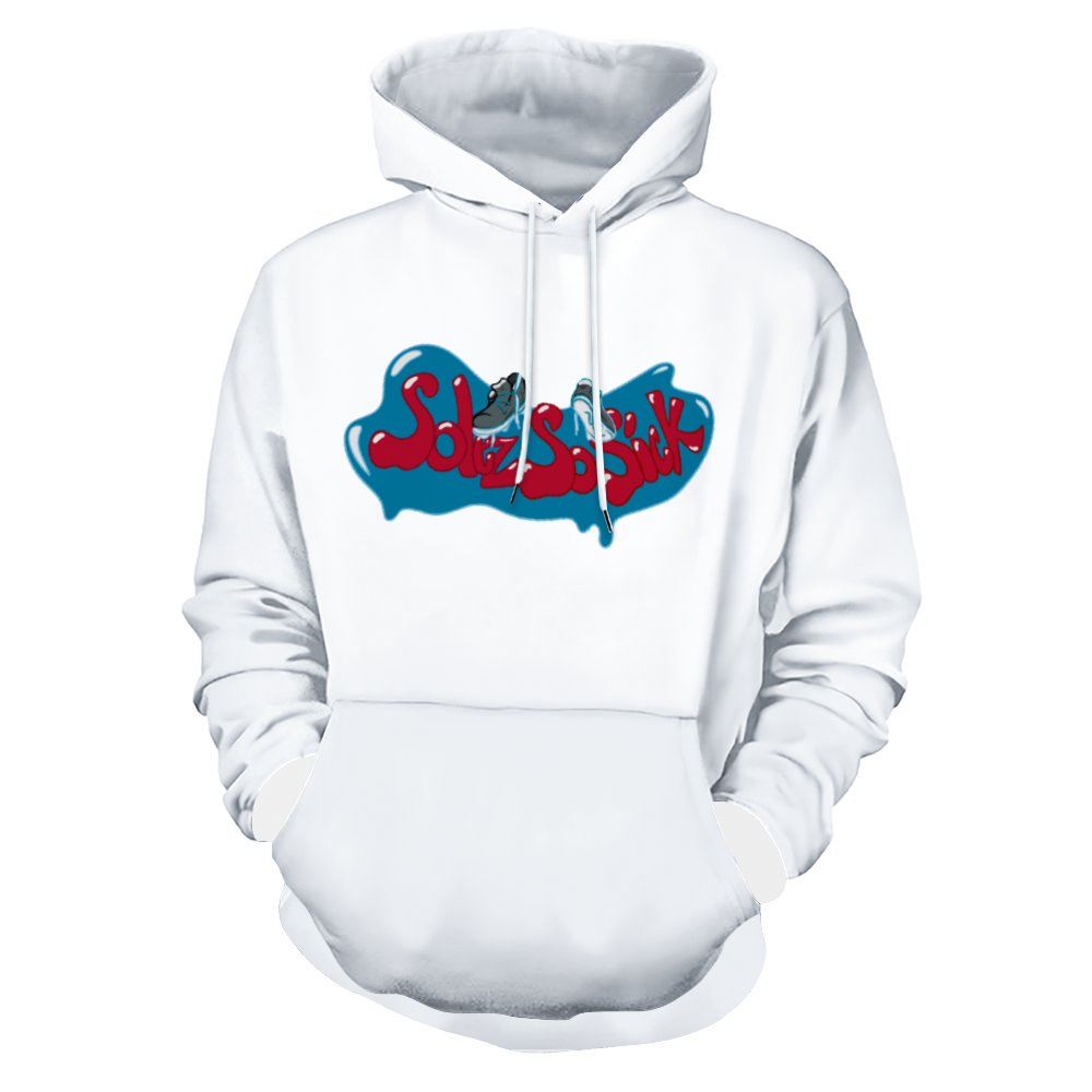 SolezSoSick Thick Hoodie Plush Spun Velvet Hoodie with Pockets