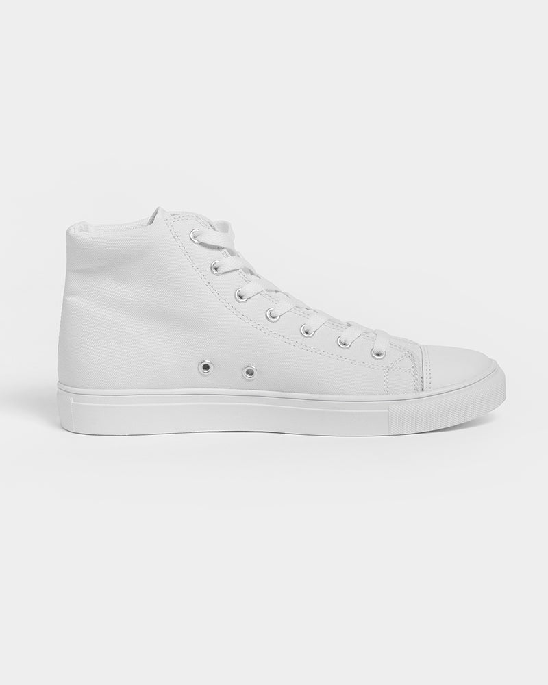 Men's High Top Canvas Shoe (White)