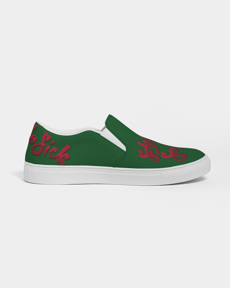 Women's Slip-On Canvas Shoe (Green)