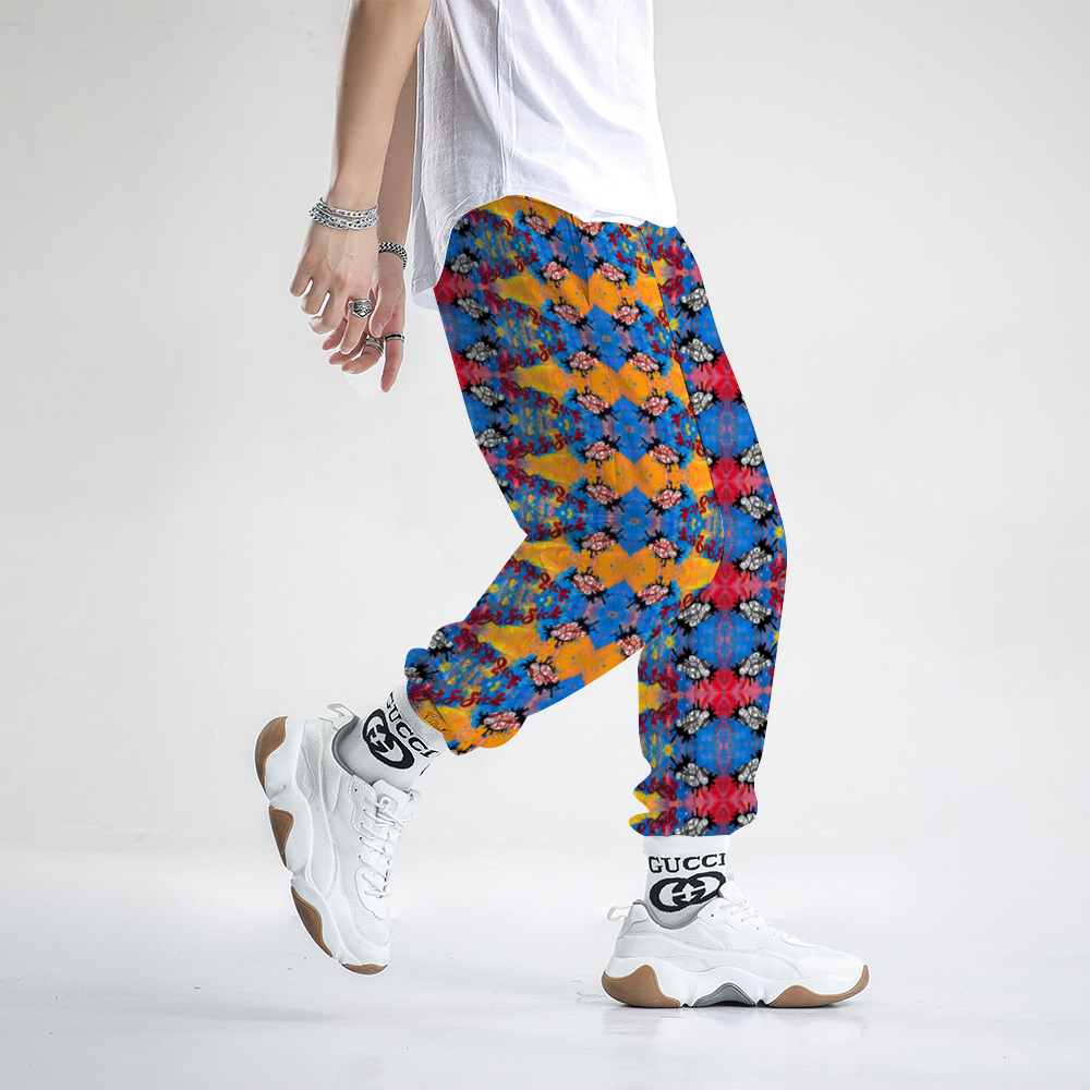 Windbreaker Pants (Multi-Color Graffiti)