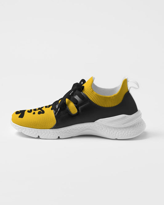 Men's Two-Tone Sneaker (Yellow and Black)