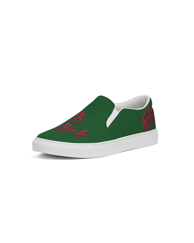 Women's Slip-On Canvas Shoe (Green)