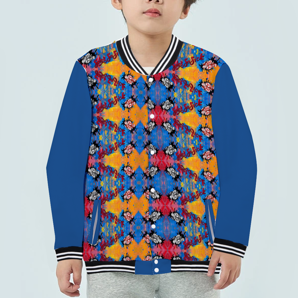 SolezSoSick Kids' Slim Fit Thin Japanese Baseball Jacket