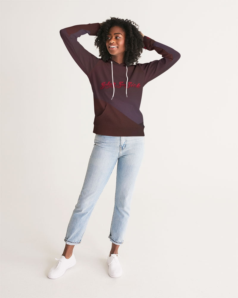 Women's Hoodie "Burgundy Design"