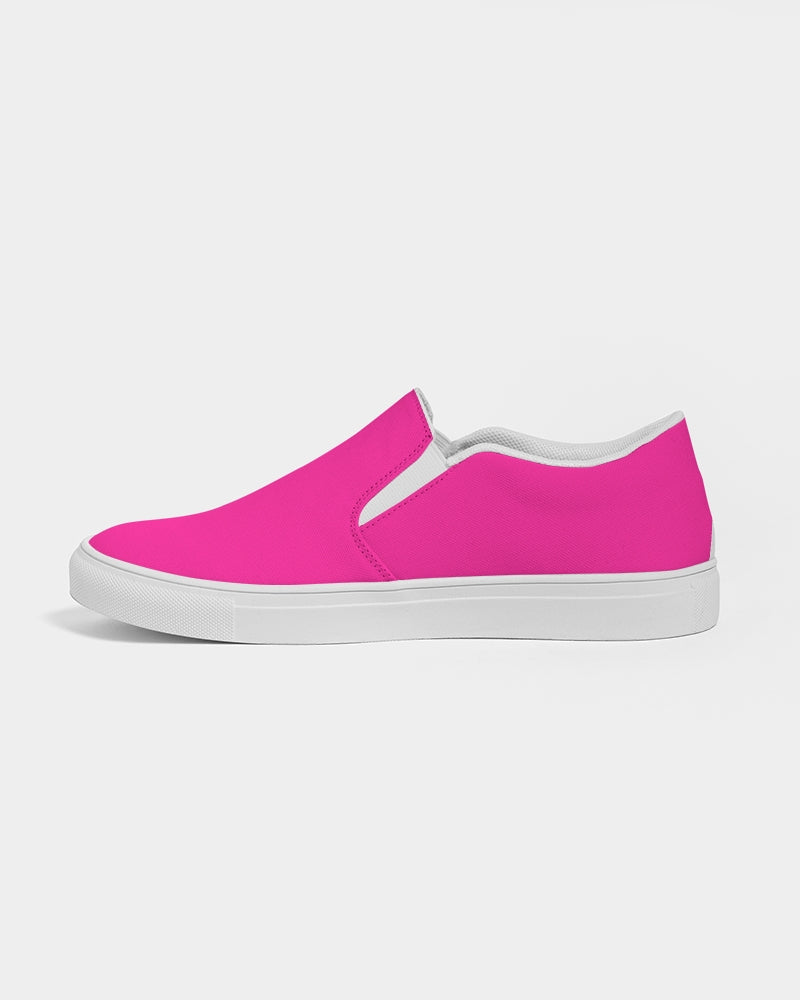 Women's Slip-On Canvas Shoe (Hot Pink)