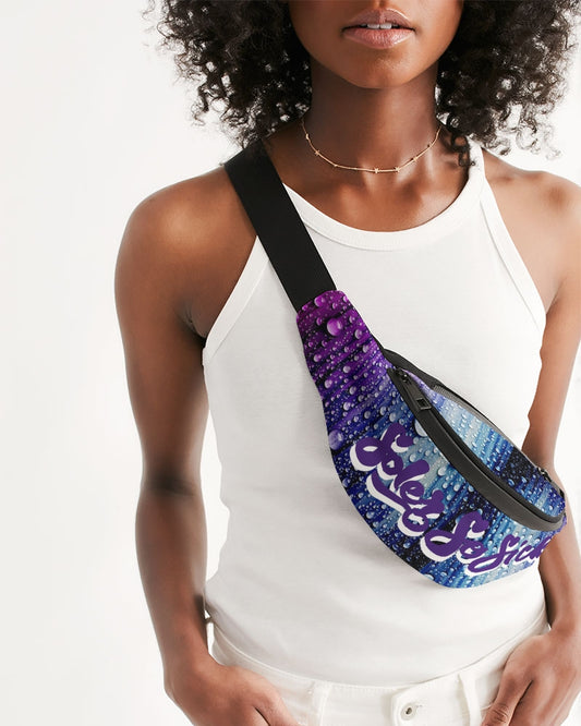 Crossbody Sling Bag (Raindrop Design)