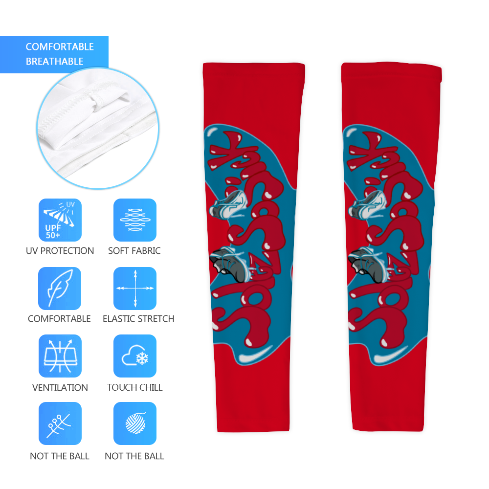 Protection Ice Arm Sleeves (Red)