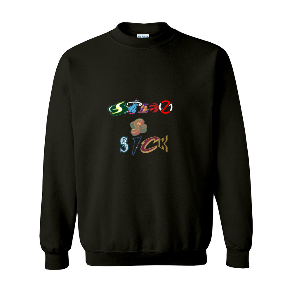 Sports Letters Long Sleeve Sweatshirts