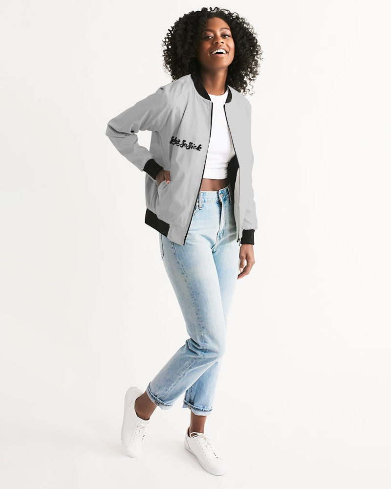 Women's Bomber Jacket (Light Gray)