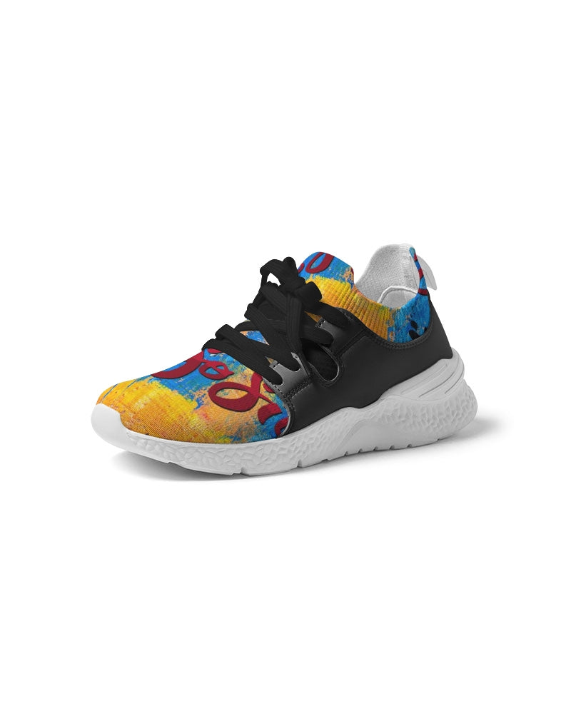 Two-Tone Sneakers (Multi-Color Graffiti)