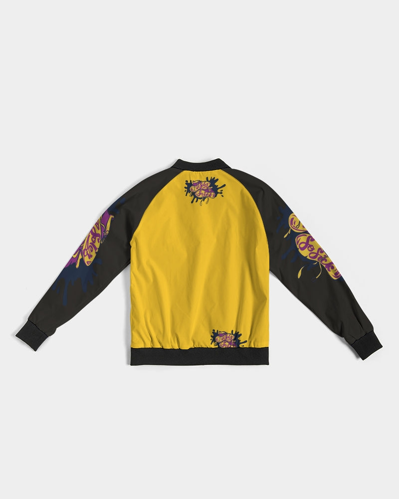 Women's Bomber Jacket (Yellow and Black)