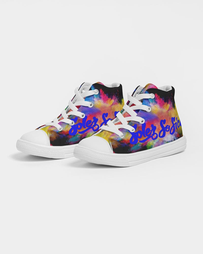 Spray Solez Kids Hightop Canvas Shoe