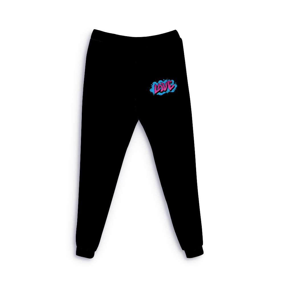 "LOVE In Color" Sweatpants (Black)