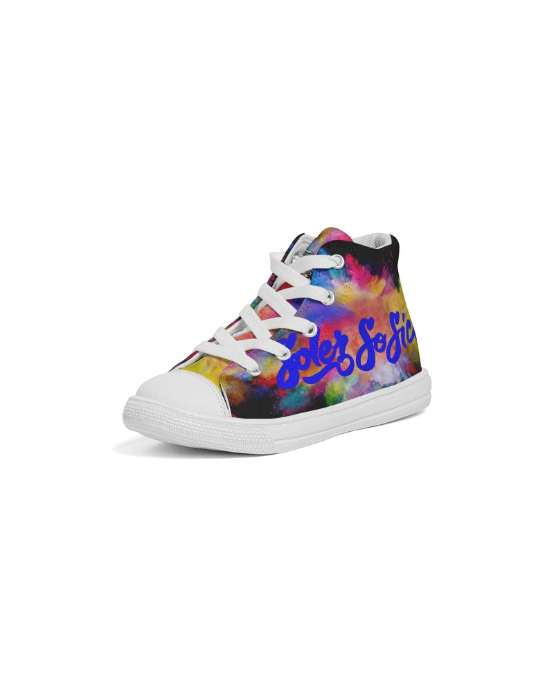 Spray Solez Kids Hightop Canvas Shoe