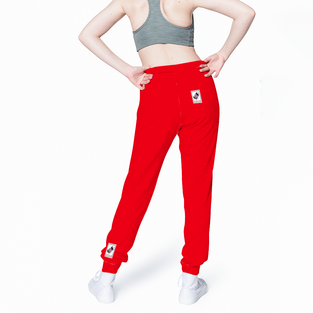 "Quoted" Sweatpants (Red)