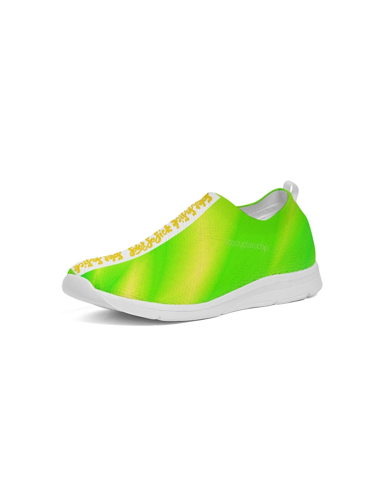 Women's Slip-On Flyknit Shoe (Lime Green)