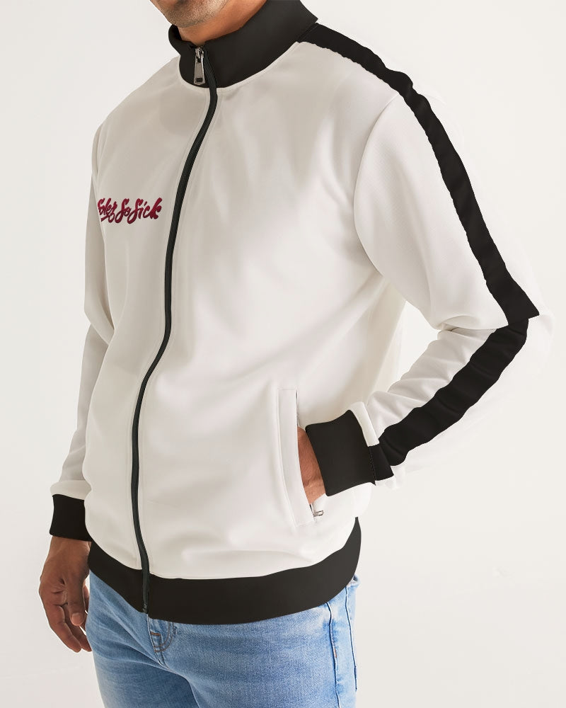 Signature Solez 2 Men's Stripe-Sleeve Track Jacket