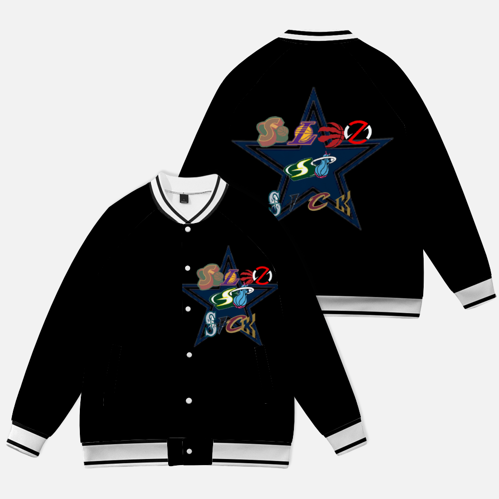 Sports Letters Baseball Jacket