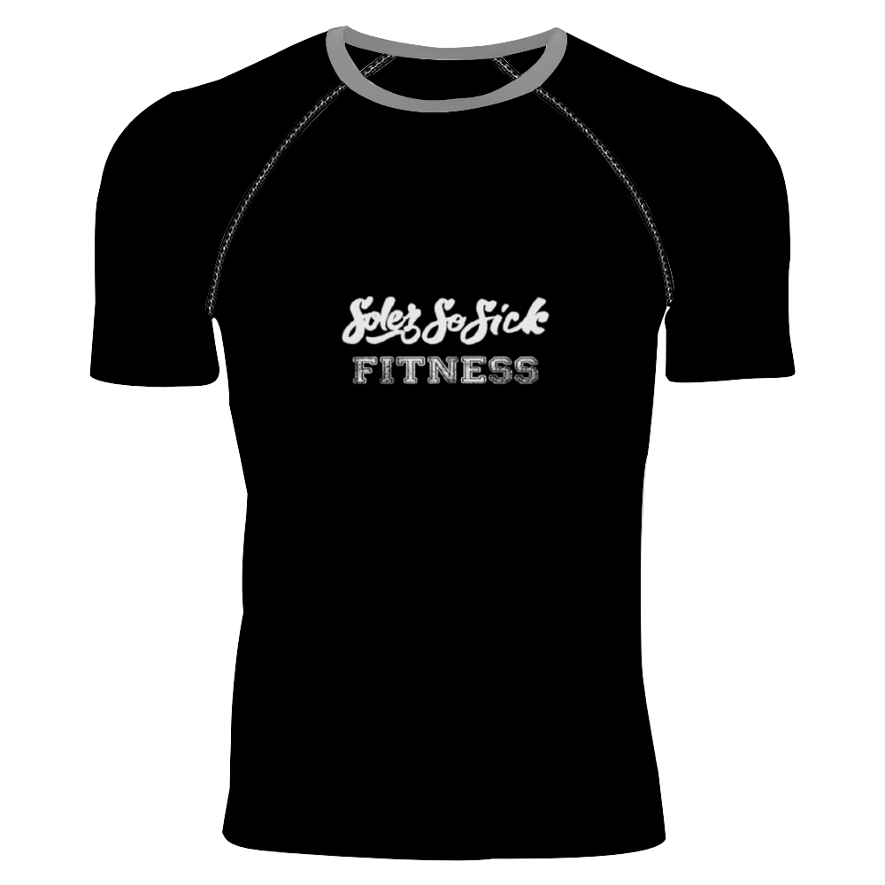 SolezSoSick Fitness Tops Stretchable Quick Drying Sports Tees