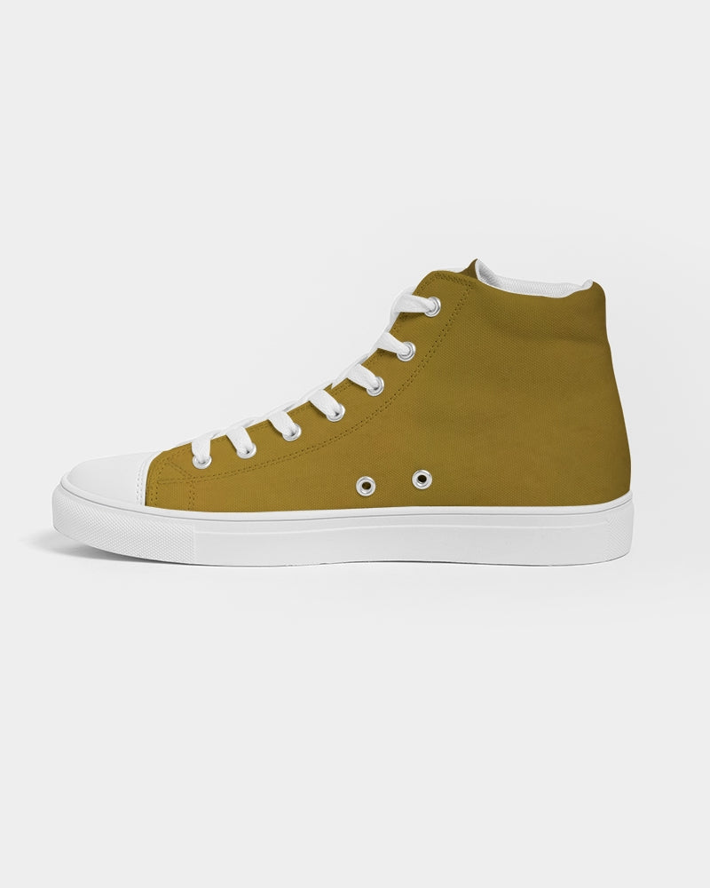 Men's High Top Canvas Shoe (Dark Tan)