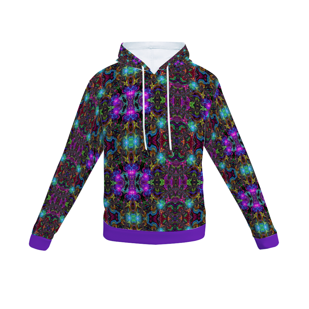 Plush Hoodies with Pockets (Galaxy Design)